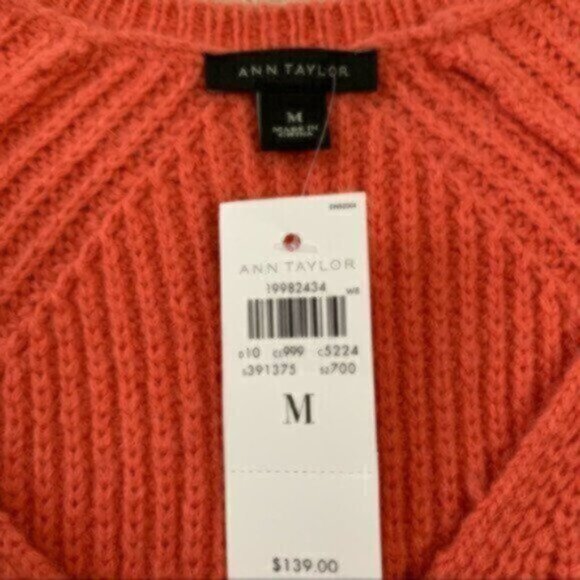 NWT Ann Taylor Women's Dahlia Long Sleeve Cable Sweater Dress - Picture 14 of 16